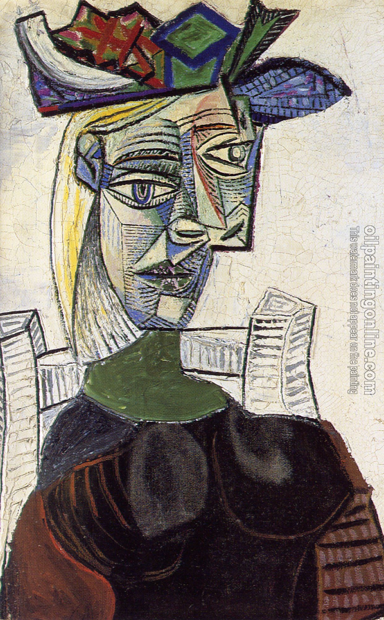 Picasso, Pablo - seated woman in a hat